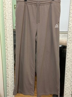 Reebok Neutral Beige/Taupe Sweatpants with Logo